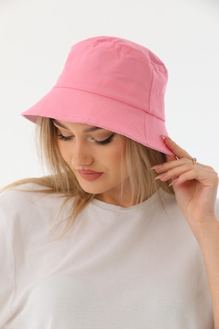 Kadın Balıkçı Pembe Kova Bucket Şapka Pembe