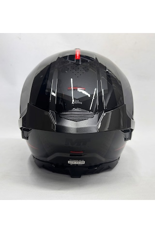 Mt Thunder 4sv R Luminence D1 Şefaf Vizörlü Kask Parlak Renk - Iç Güneş Vizörlü Sİyah