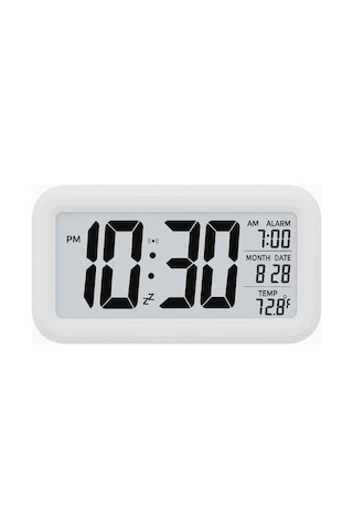 Mr Led Ekranlı Dijital Masa Saati & 2 Alarm Kademeli Kronometre Seti Alarm, Tarih, Sıcaklık Göstergeli Moder Çok Renkli 84896300