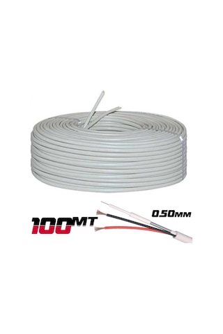100 Metre 0.50mm 2+1 Cctv Güvenlik Kamera Kablosu 100 Metre 0.50mm 2+1 Cctv Güvenlik Kamera Kablosu