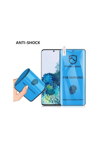 Samsung Galaxy S8 Plus Uyumlu Polymer Nano Tam Kaplayan Full Ekran Koruyucu
