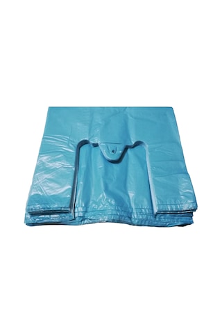 Mavi Poşet Renkli Poşet Atlet Orta Boy 28X45 Cm 1 Kg