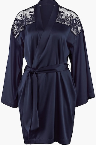 Aubade Midnight Whisper Kimono Zarif Seide Ve Dantel Detaylı Mavi