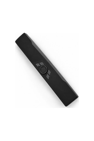 Döner Kontrol Düğmeli Rgb Işıklı Bluetooth 5.4 Hoparlör Type C Şarj Girişli Siyah
