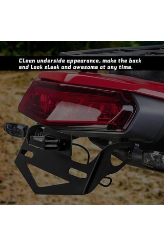 Tenere 700 Plaka Tutucu Kuyruk Düzenleyici Çamurluk Eliminatörü Led Işık Yamaha Tenere700 Ralli Xtz700 T7 Xt700z 2019 2020 2021