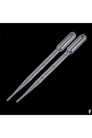 10/20 Adet Transfer Pipetler 3ml Plastik Şeffaf Pipetler Tek