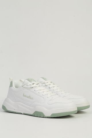 Benetton Bnı-11505 Erkek Sneaker Ayakkabı Beyaz 40-44 Beyaz