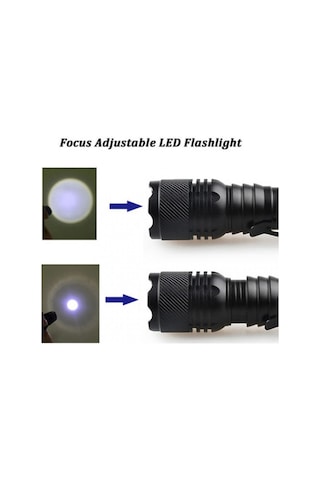 Şarjlı Mini Led El Feneri Cree Led 500 Lumens Çok renkli