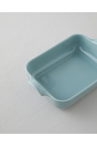 English Home Hecha Seramik Dikdörtgen Fırın Kabı 25 Cm Biberiye Yeşili Biberiye Yeşili