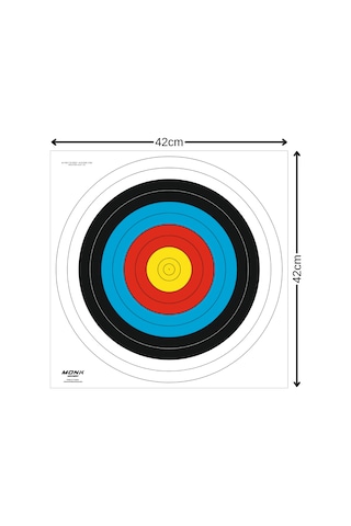 Monk Hedef Kağıdı 40 Cm 10 Halka 10'lu Paket Monk Hedef Kağıdı 40 Cm 10 Halka 10'lu Paket