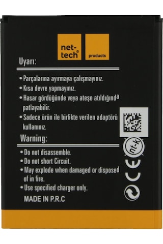 Vestel Uyumlu Venüs V3 5580 için Nettech Nt-32457 2000 Mah Batarya