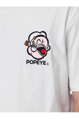 Only Erkek Popeye Regular Kısa Kollu Tişört 22029521 Beyaz