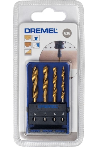 Dremel 636 Ahşap için Matkap Uç Seti 4'Lü - 26150636Ja