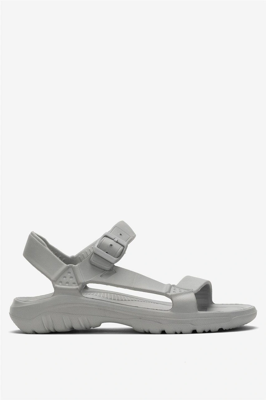 Unisex Eva Spor Kaymaz Yürüyüş Sandaleti Gri Gri