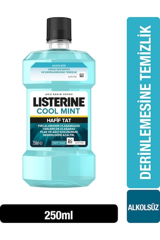 Listerine Cool Mint Hafif Tat Ağız Bakım Suyu 250 ML