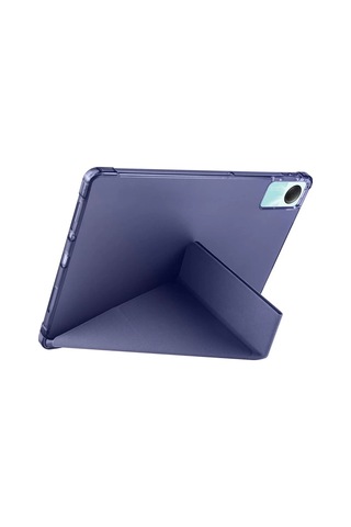 En-cag Redmi Pad Se 4g Uyumlu Kılıf Kalemlikli Mars Tablet Kılıfı - Lacivert Bss