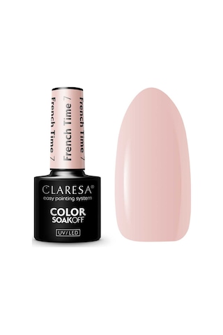 Claresa Kalıcı Oje French Time Yarı Şeffaf Nude Pembe Bej 07 5gr