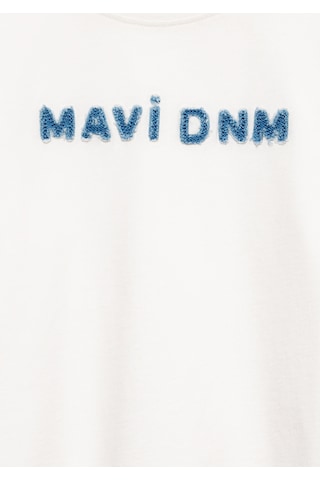 Mavi - Ekru Tişört 6610506-70057