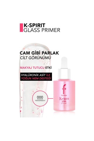 Flormar K-spirit Glass Primer Besleyici Ve Pürüzsüzleştirici Etkili Işıltılı Makyaj Bazı