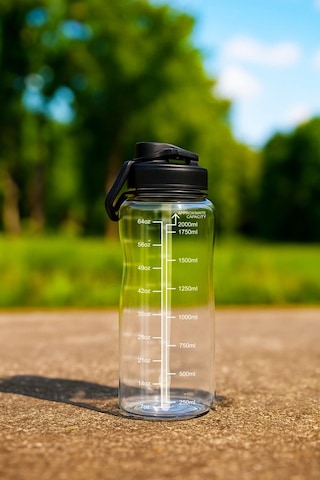 3'lü Set BPA İçermez Motivasyonel Su Matarası Su Şişesi