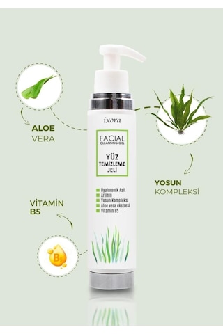 Hyalüronik Asit, Aloe Vera Ve Yosun Kompleksi Içerikli Nemlendirici Yüz Temizleme Jeli 200 Ml