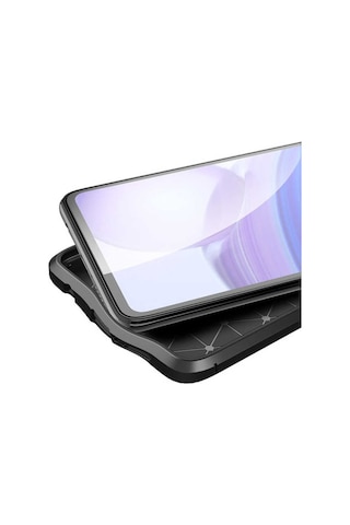 Xiaomi Poco X3 Pro Kilif Lens Koruma Deri Görünümlü Silikon Kapak 493893794