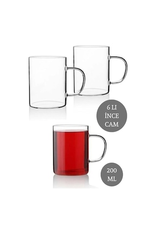 Mithra Life 6 Lı Termisil 200 Ml Kupa Bardak Mıt1015