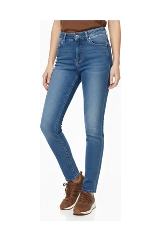 Brg Jeans Kadın Jean Pantolon Yüksek Bel B-1245 Mavi