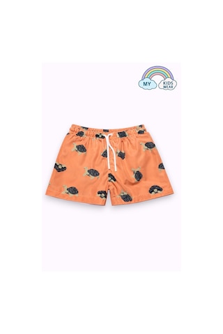 My Kids Wear Erkek Çocuk Degrade Desenli Deniz Şortu 2 Li Set 3-16 Yaş 12421 Kırık Beyaz