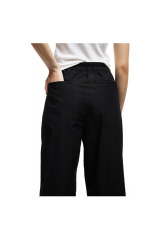 Koton Pamuklu Beli Lastikli Cep Detaylı Balon Pantolon - Balloon Fit Jean Siyah 5sal40058mw Siyah