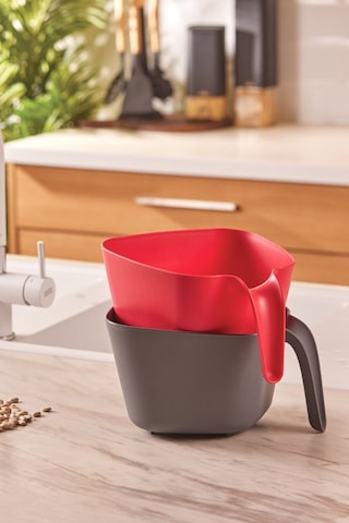 Karaca Nell Gray Red 2li Süzgeç