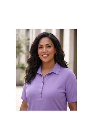 Hanezza Polo Yaka T-shirt Lila - 35199535 Lila