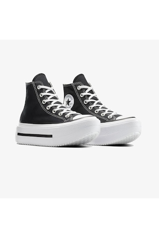Converse Chuck Taylor All Star Lift Double Stack Kadın Günlük Spor Ayakkabı C-cona12975b10001 Siyah