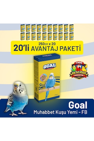 Goal Muhabbet Kuşu Yemi/fb 250 G - 20 Adet 250 G