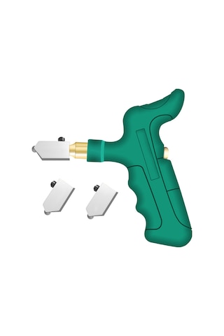 Aubyhe Cam Ve Seramik Kesici Takımı, Elden Tutulan Metal-plastik Gövde İle 2 Adet Yedek Uç, Kolay Ve Pratik Kullanım