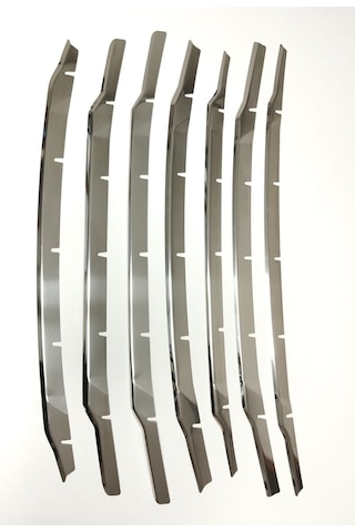 Ford Courier Krom Ön Panjur 7 Parça 2018-2023 Paslanmaz Çelik