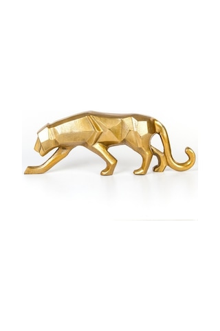 Euro Flora Metal Leopar Dekor 51,5X9X19 Cm