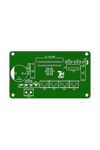 4 Kanal Stereo Amfi Devresi 4X49 Watt Ab Sınıfı Tda7386-Tda7388