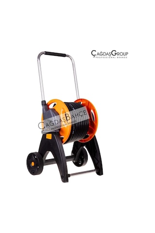 Gf 5774 Bahçe Sulama Hortumu Makarası Tekerlekli Teleskobik 25 M