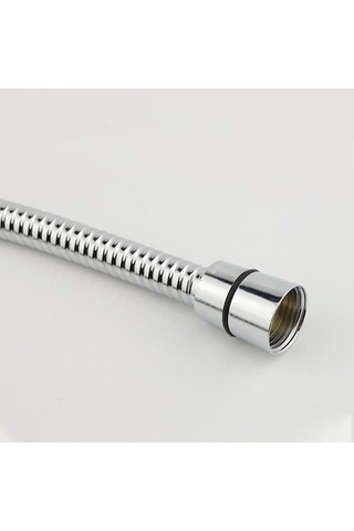 2m Paslanmaz Çelik Duş Hortumu Esnek Kırılmaz El Duşu Hortumu Musluk Sprey Hortumu Banyo El Bağlantı Borusu Deri Pedli Diğer