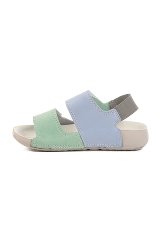 United Colors Of Benetton Yeşil Cırtlı Kız Çocuk Sandalet Bn-1422 P Mint Yeşili-bebe Mavi