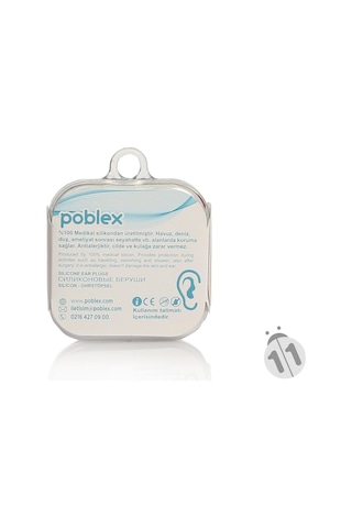 Poblex Silikon Kulak Tıkacı 4 Lü