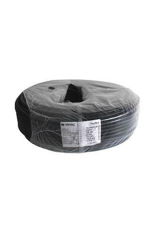 Ortaç Pg-7 Siyah Polıpropılen Spiral Ospp-7 1 Paket 100 Metre