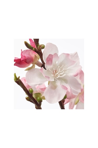 Ikea Smycka Yapay Sakura Dalı 130 Cm Beyaz Pembe Yeşil Beyaz - Pembe - Yeşil