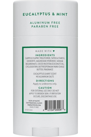 Native Eucalyptus & Mint Alüminyumsuz Stick Deodorant 75gr