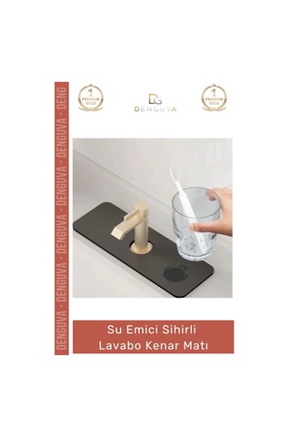 Lavabomatı Diatom Çamur Mutfak Banyo Su Emici Kaymaz Leke Tutmaz Suni Deri Hijyenik Sihirli Lavabo Çok Renkli