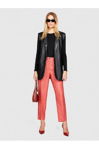 Sisley Viskoz Karışımlı Havuç Kesim Jakarlı Pantolon Kadın Mor Pantolon - 323a47r8lf03q
