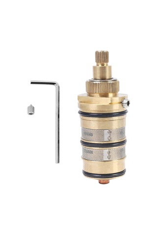 Mikser, Duş Bataryası, Duş Barı Mikseri İçin Pirinçten Yapılmış Termostatik Karıştırma Vanası Ek Parçası Ve Kolu -yvan