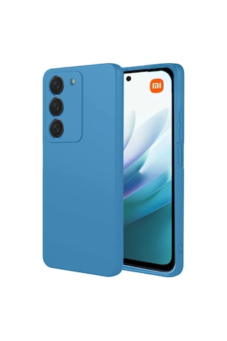 Xiaomi Redmi 15 4g Kılıf Biye Yumuşak Silikon Case Mavi
