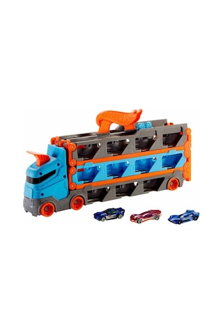 Hot Wheels GVG37 Sürat Pistli Tır 3 Adet 1:64 Ölçekli Araba İçerir